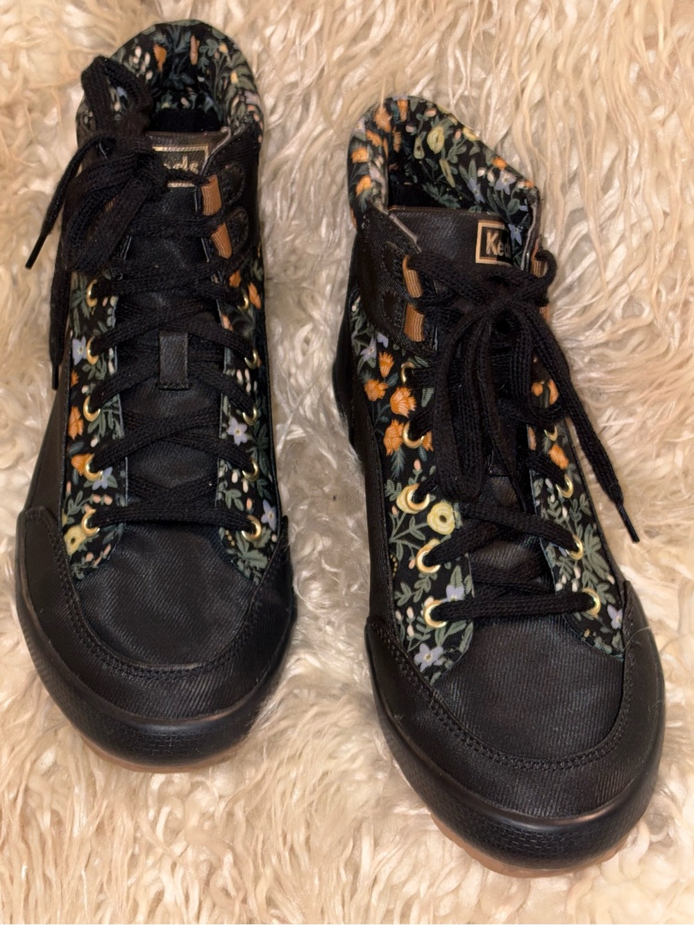 Listing: Keds x Rifle Paper Co. Scout IV Lottie Floral Boots Women's Size 7.5